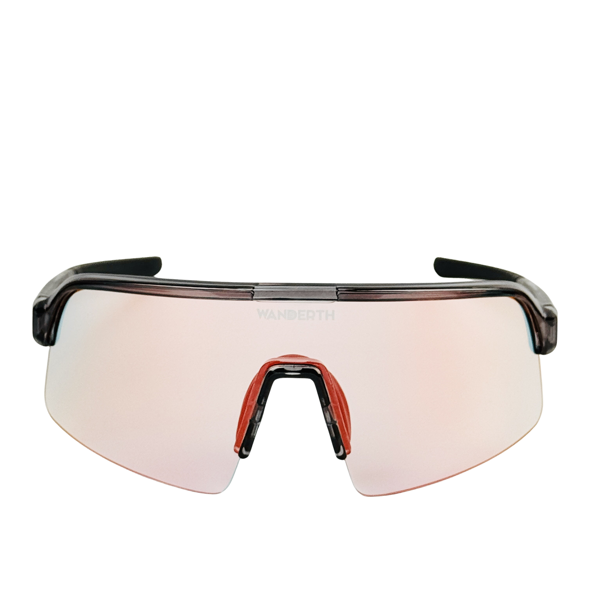 Wanderth Lentes Time Race Fusion Mirror Rojo Gris Oscuro