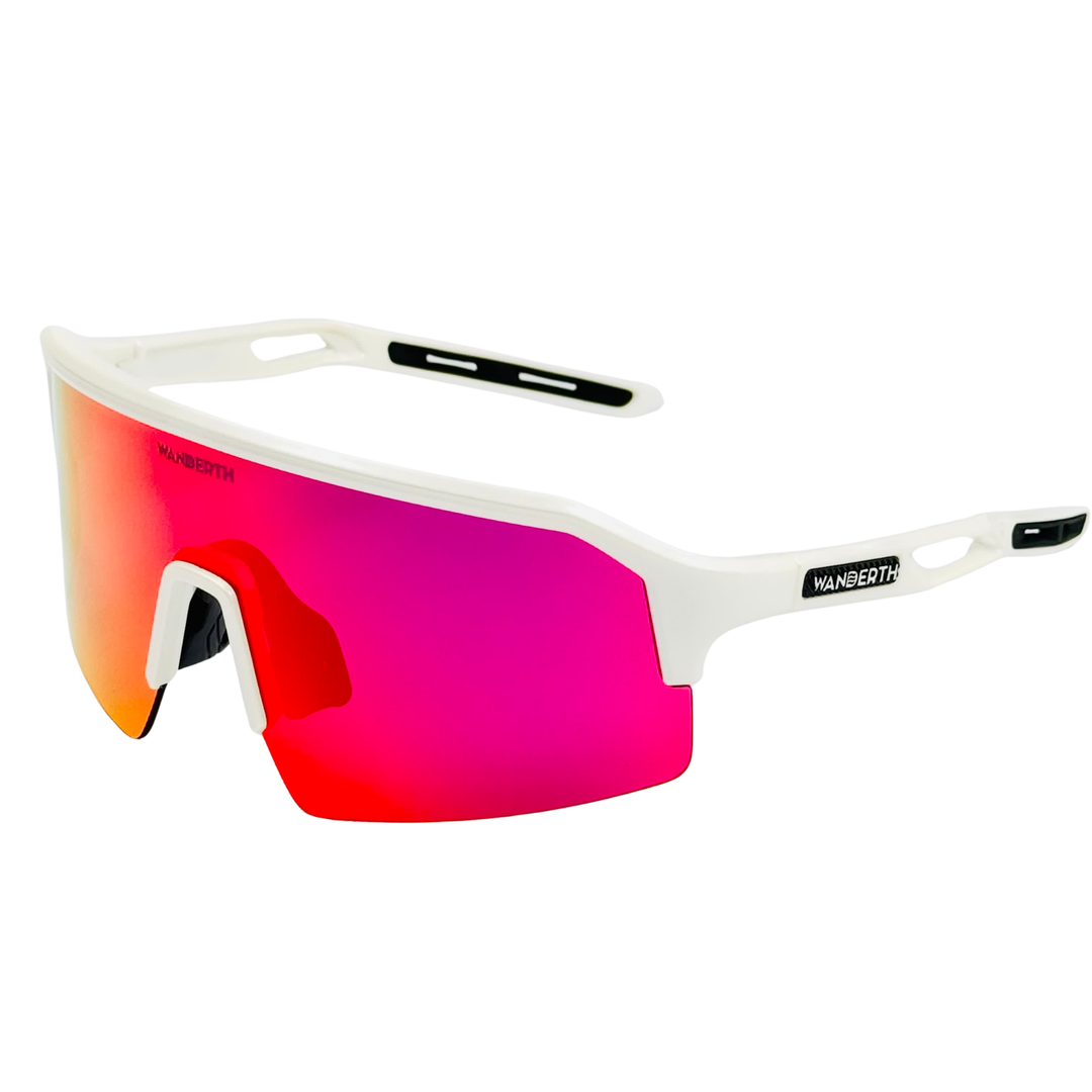 Wanderth Lentes Ultimate Lente Rojo Armazón Blanco