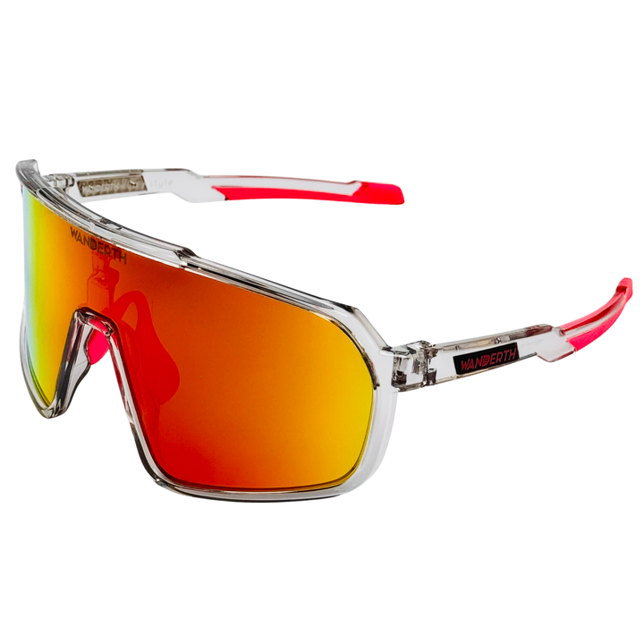 Gafas Ciclismo Strenght Wanderth Con Lente Fotocromático Y Espejo Tornasol Fucsia