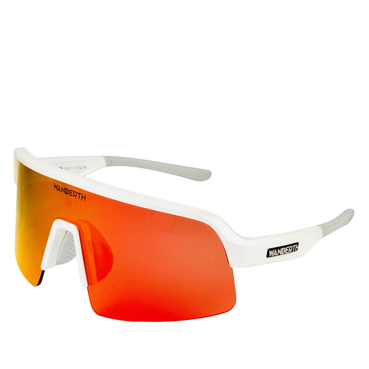 Wanderth Lentes Time Race Fusion Mirror Rojo Blanco