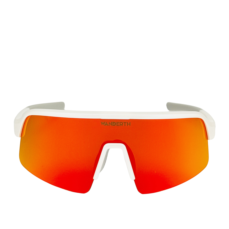 Wanderth Lentes Time Race Fusion Mirror Rojo Blanco