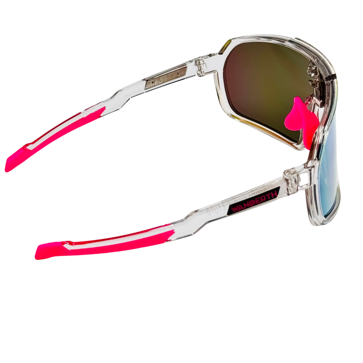 Gafas Ciclismo Strenght Wanderth Con Lente Fotocromático Y Espejo Tornasol Fucsia