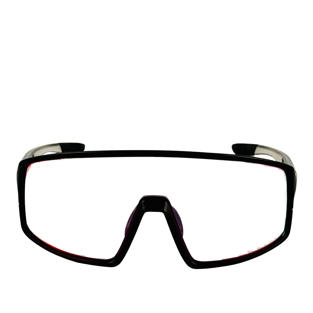 Gafas De Ciclismo Wanderth Wind Fusión Mirror Rojas Con Protección Uv Rojo Negro/pata Crystal Gray