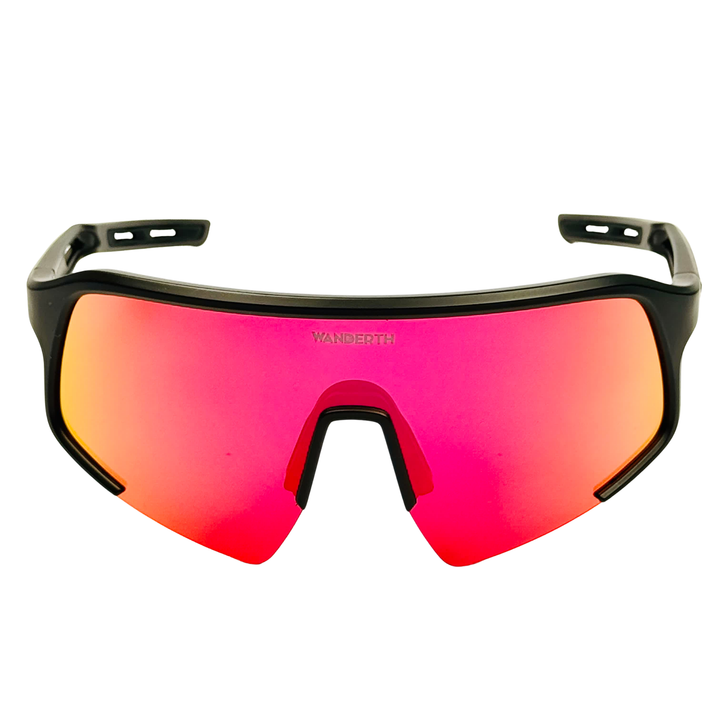 Wanderth Lentes Grand Prix Lente Rojo Armazón Negro