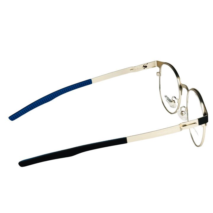 Monturas Wanderth Vector De Metal Redondas Para Hombre, Negro/azul/plateado