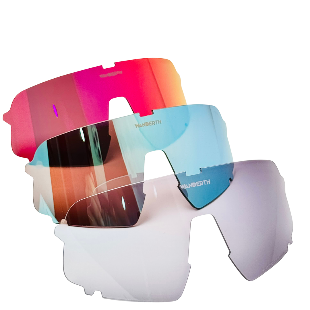 Wanderth Lentes Grand Prix Lente Rojo Armazón Negro