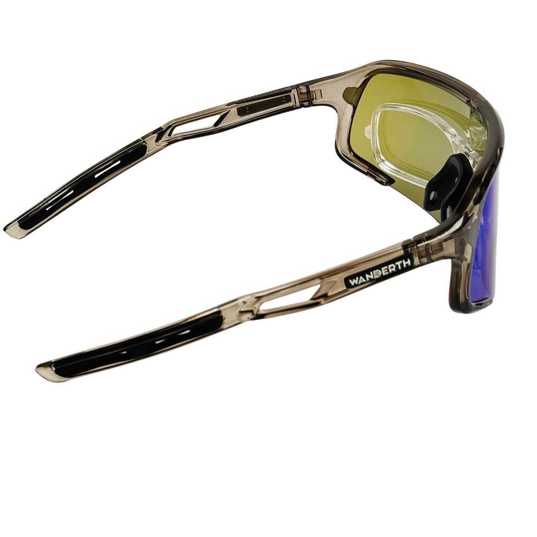 Wanderth Lentes Grand Prix Lente Azul Acero Armazón Gris