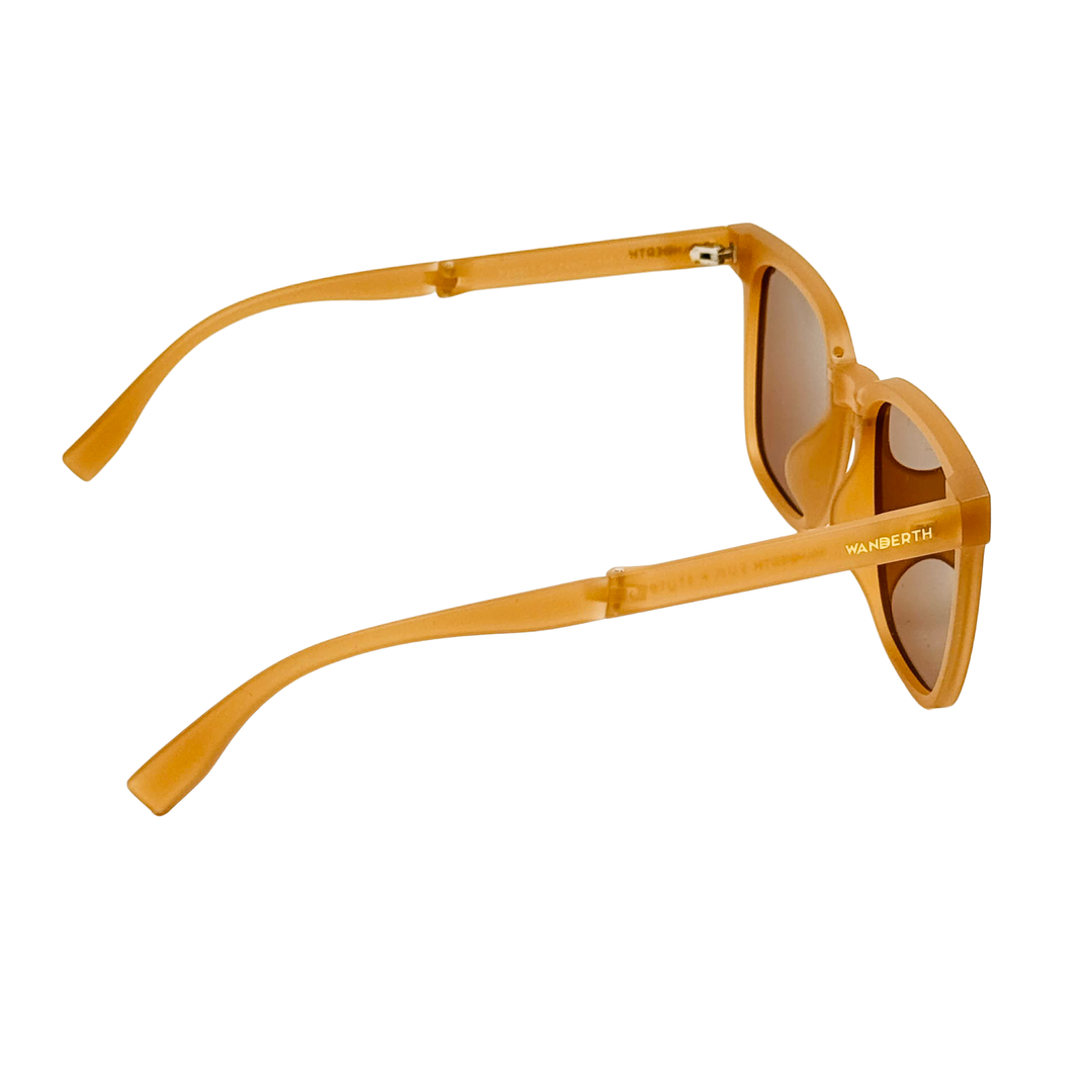 Wanderth Lentes De Sol Core Color Marrón Lente Marrón Varilla Marrón Armazón Marrón Diseño Plegables
