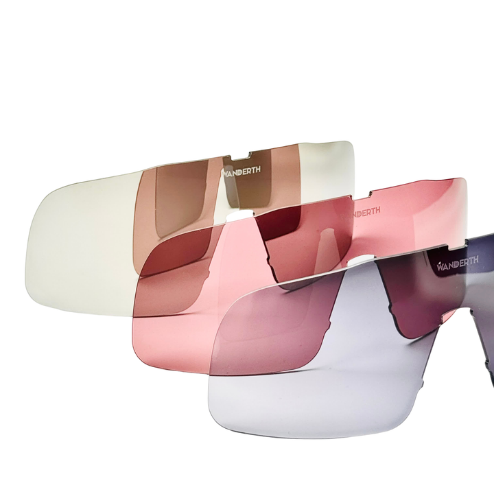 Wanderth Lentes Ranger Lente Plateado Armazón Negro