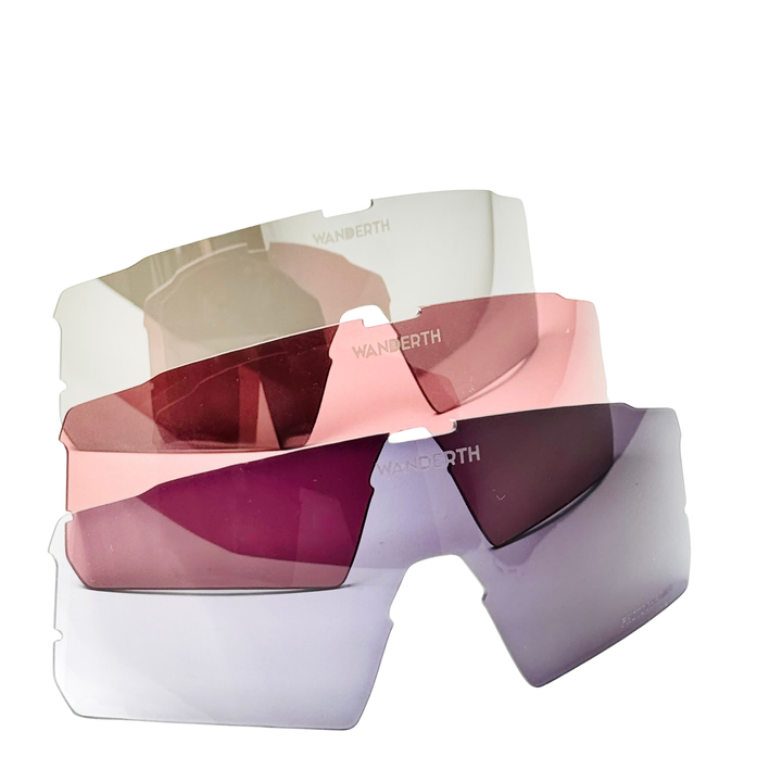 Wanderth Lentes Raptor Lente Plateado Armazón Negro