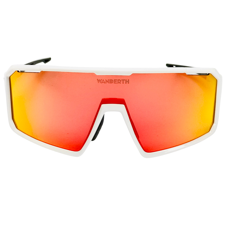 Wanderth Lentes Maximus Blaze Lente Rojo Armazón Blanco