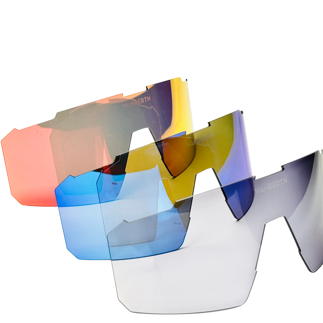 Wanderth Lentes Maximus Blaze Lente Rojo Armazón Blanco