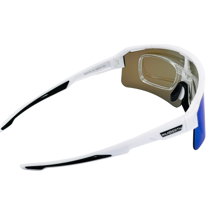 Wanderth Lentes Speed Advance Lente Azul Armazón Blanco