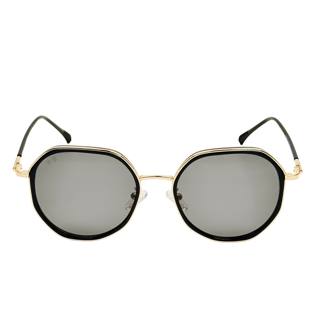 Wanderth Lentes De Sol Sirius Rose Color Negro Lente Negro Varilla Negro Armazón Negro/dorado Diseño Casual