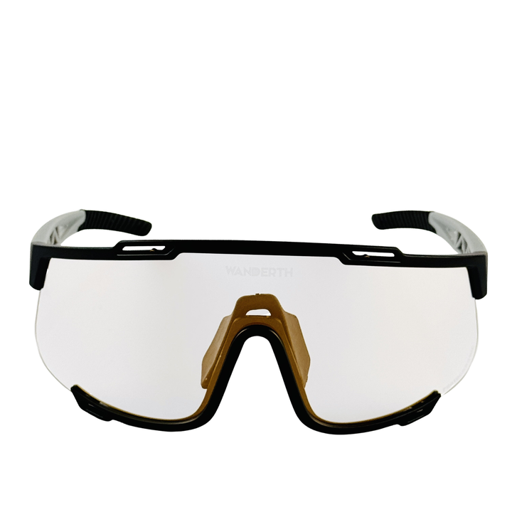 Gafas De Ciclismo Wanderth Giro Fusion Mirror Con Lente Dorada Y Protección Uv Dorado Negro/pata Gris