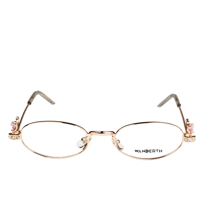 Montura De Gafas Wanderth Novea Para Mujer En Color Oro Rosa