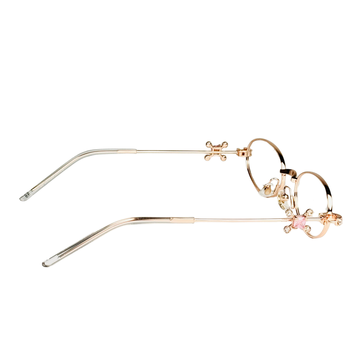 Montura De Gafas Wanderth Novea Para Mujer En Color Oro Rosa