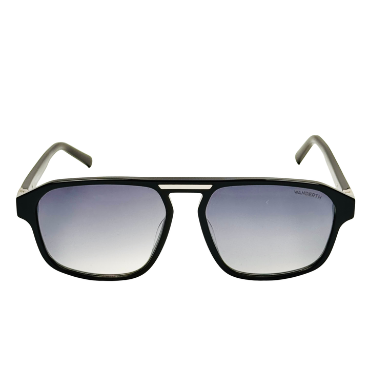 Wanderth Lentes De Sol Titan Color Negro Lente Negro Varilla Negro Armazón Negro Diseño Fashion