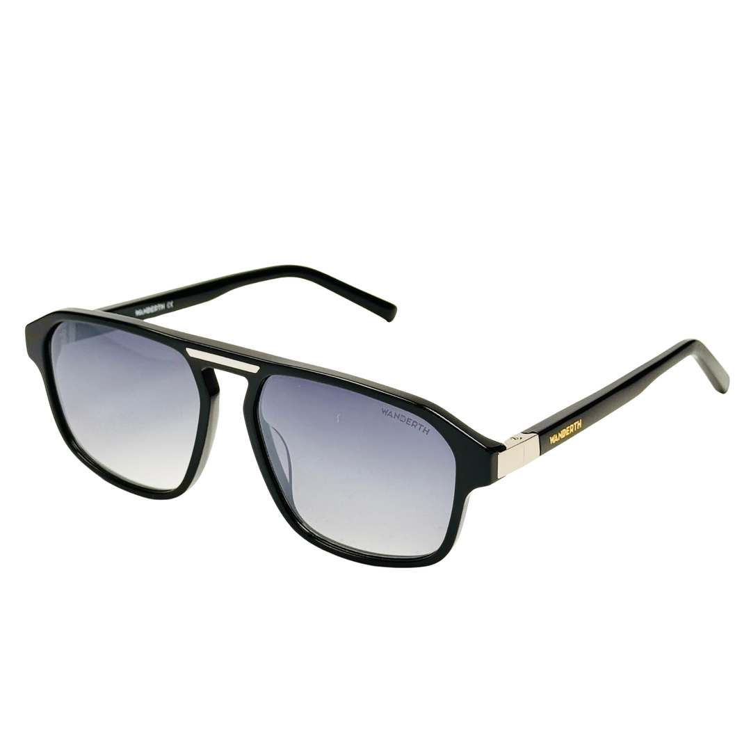 Wanderth Lentes De Sol Titan Color Negro Lente Negro Varilla Negro Armazón Negro Diseño Fashion