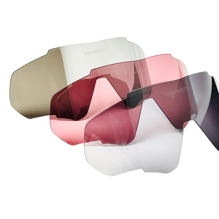 Gafas Wanderth Voolt Fotocromáticas Para Ciclismo Con Lentes Intercambiables Transparente Plateado