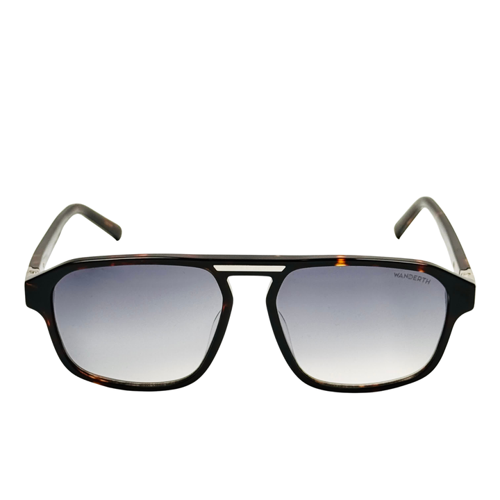 Wanderth Lentes De Sol Titan Color Animal Print Lente Negro Varilla Animal Print Armazón Animal Print Diseño Fashion