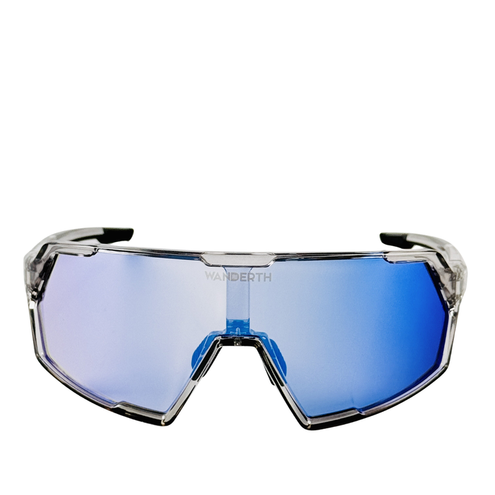 Wanderth Lentes Space Fusion Mirror Lente Azul Armazón Gris