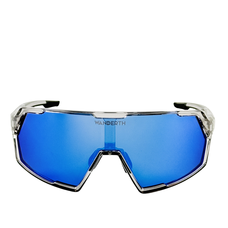Wanderth Lentes Space Fusion Mirror Lente Azul Armazón Gris