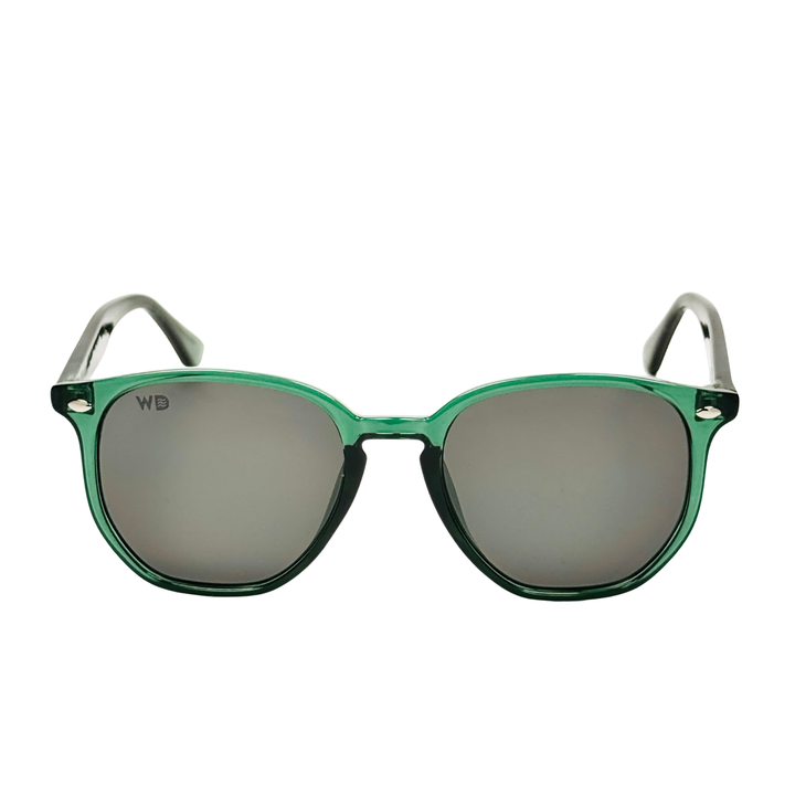 Wanderth Lentes De Sol Novair Color Verde Lente Negro Varilla Verde Armazón Verde Diseño Fashion