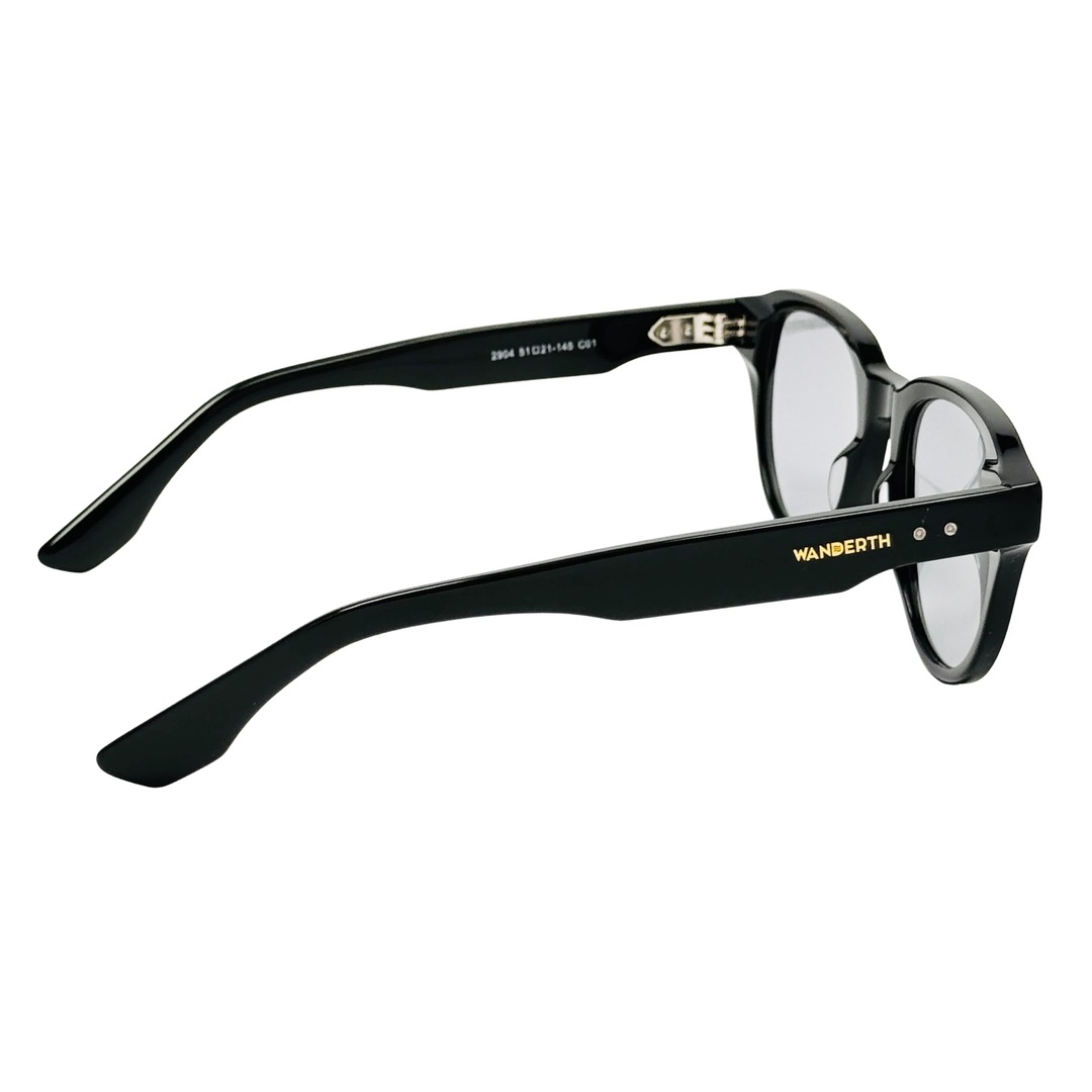 Wanderth Lentes De Sol Aspen Color Negro Lente Gris Varilla Negro Armazón Negro Diseño Fashion