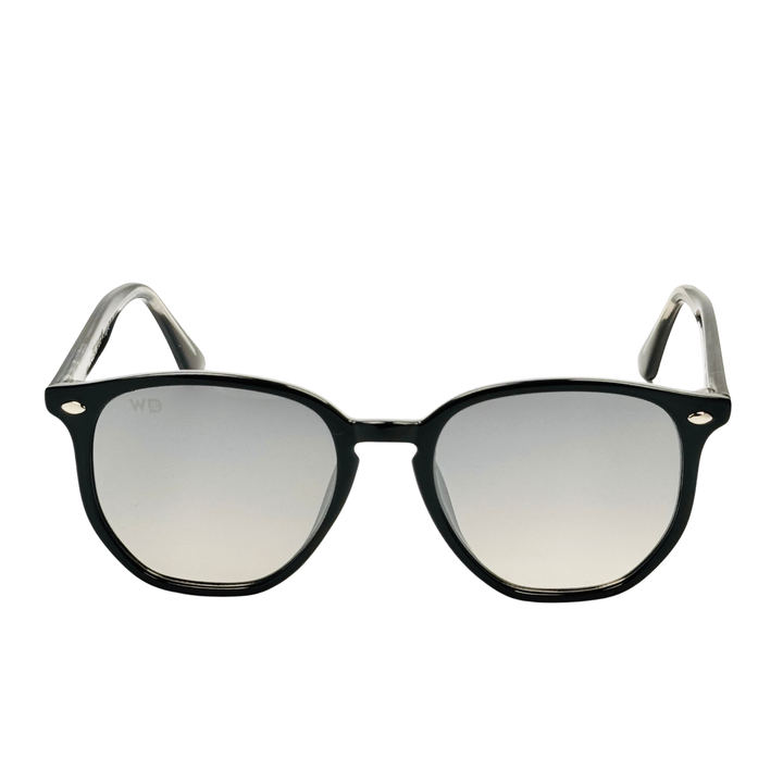 Wanderth Lentes De Sol Novair Color Negro Lente Plateado Varilla Negro Armazón Negro Diseño Fashion