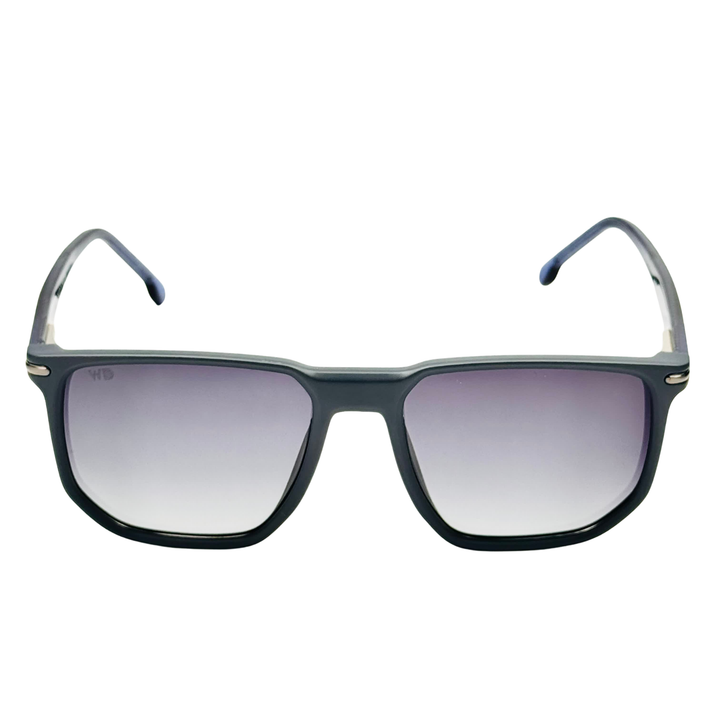 Wanderth Lentes De Sol Nebula Color Azul Lente Negro Varilla Azul Armazón Azul Diseño Fashion
