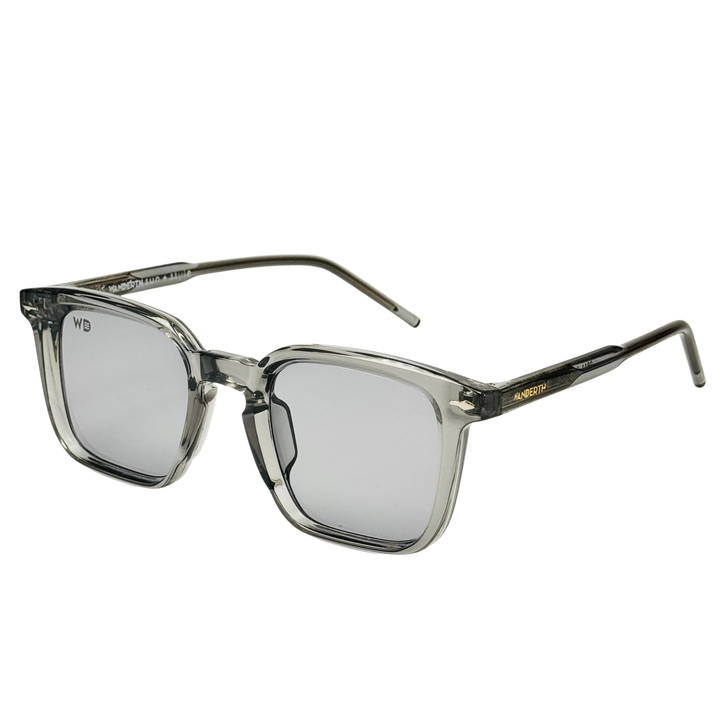 Wanderth Lentes De Sol Blaze Color Gris Cristal Lente Gris Varilla Gris Cristal Armazón Gris Cristal Diseño Fashion