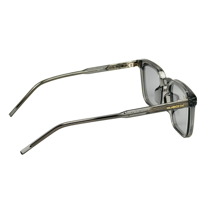 Wanderth Lentes De Sol Blaze Color Gris Cristal Lente Gris Varilla Gris Cristal Armazón Gris Cristal Diseño Fashion