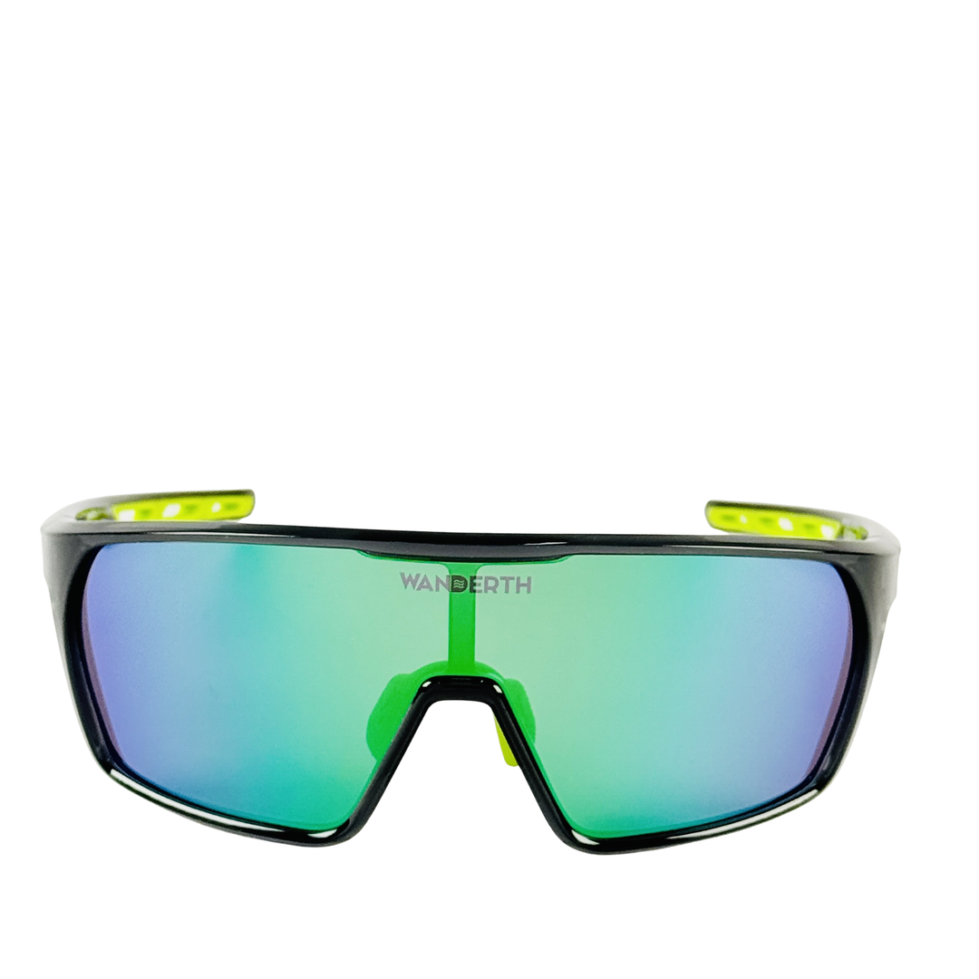 Gafas Deportivas Wanderth Lifestyle Con Lente Verde Y Protección Uv Gris