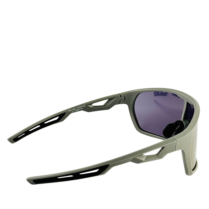 Lentes Ciclismo Wanderth Lifestyle Con Lente Espejo Dorado Y Protección Uv Gris