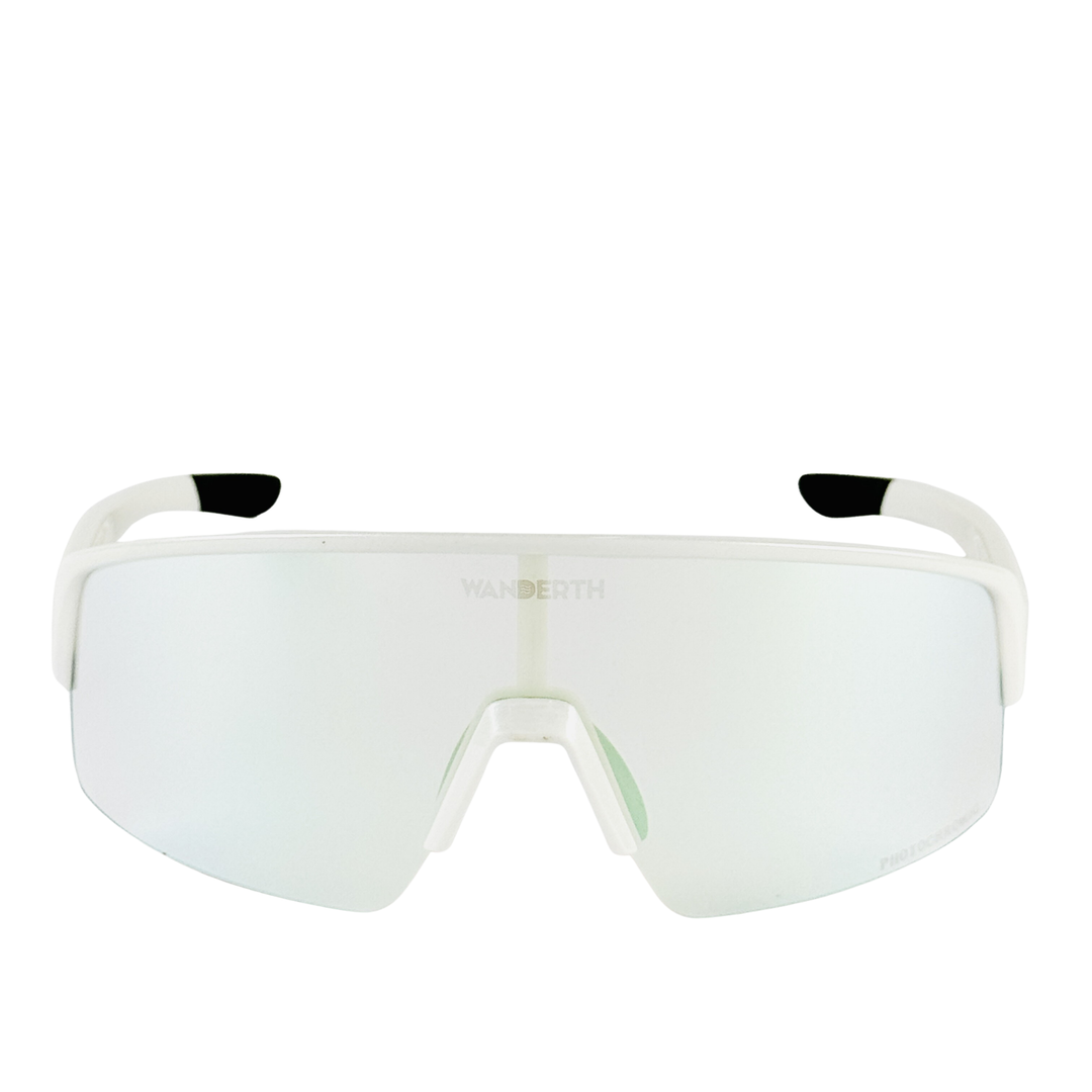 Lentes Deportivos Wanderth Sprint Para Ciclismo Con Lente Fusion Mirror Agua Blanco
