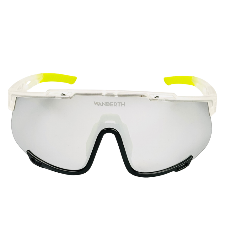 Lentes Wanderth Giro Para Ciclismo Con 3 Lentes, Fotocromático Y Armazón Negro Plateado