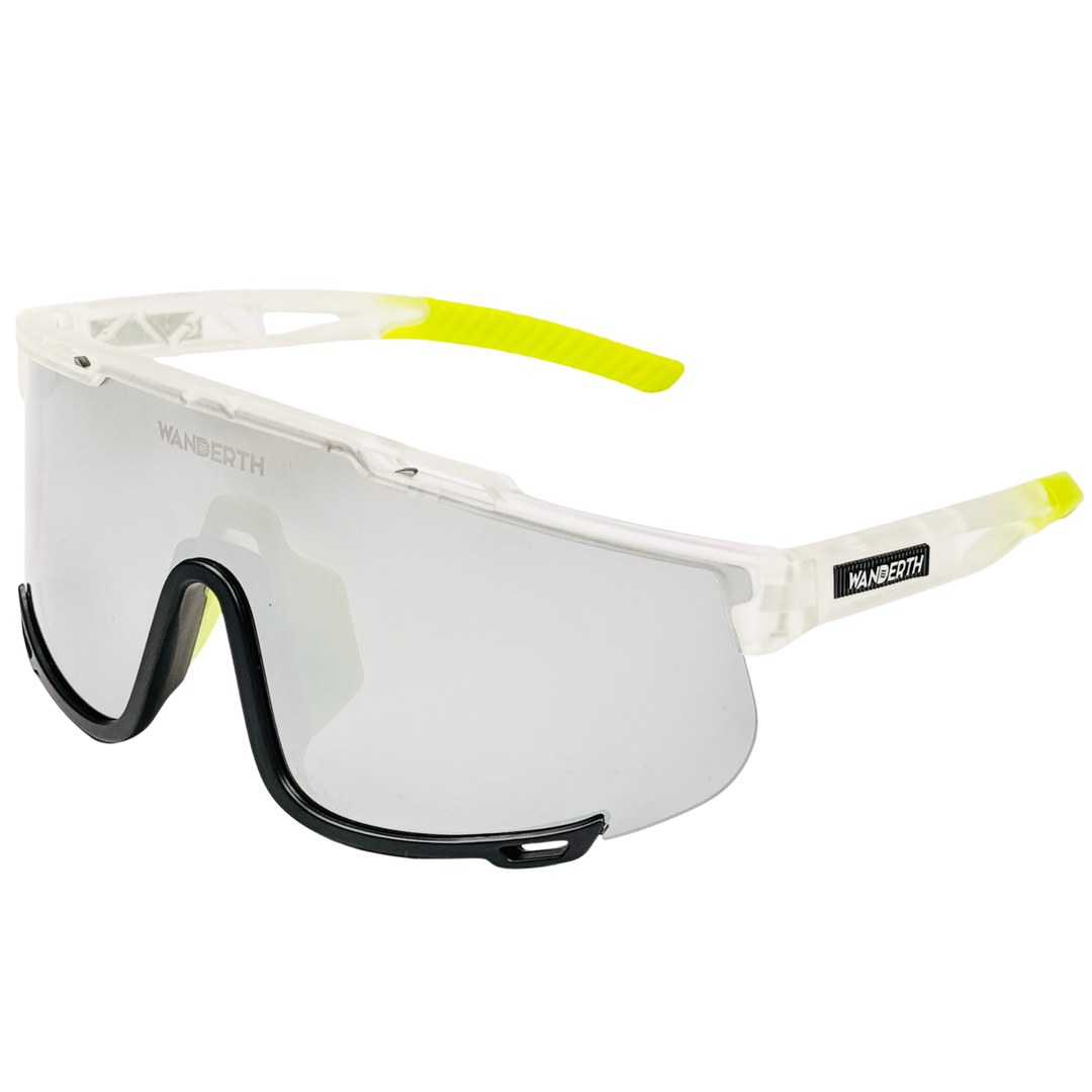 Lentes Wanderth Giro Para Ciclismo Con 3 Lentes, Fotocromático Y Armazón Negro Plateado