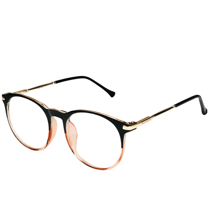 Montura Gafas Mujer Wanderth Clip On Magnetix Con Lentes Solares Polarizados Negro/naranja