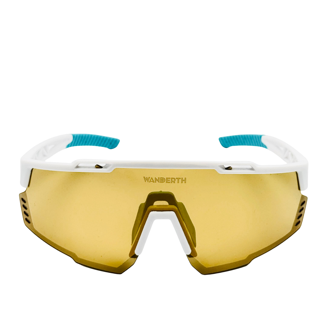 Wanderth Lentes Giro 2 Lente Dorado Armazón Blanco