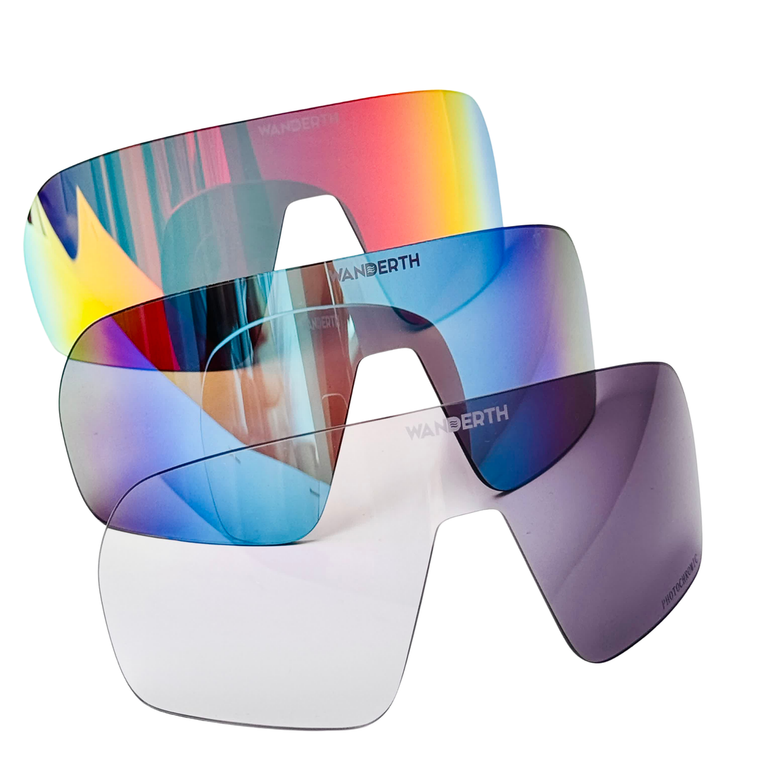 Wanderth Lentes Strenght Lente Azul Armazón Blanco