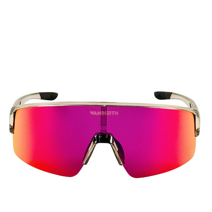 Wanderth Lentes Sprint Fusion Mirror Lente Rojo Armazón Gris