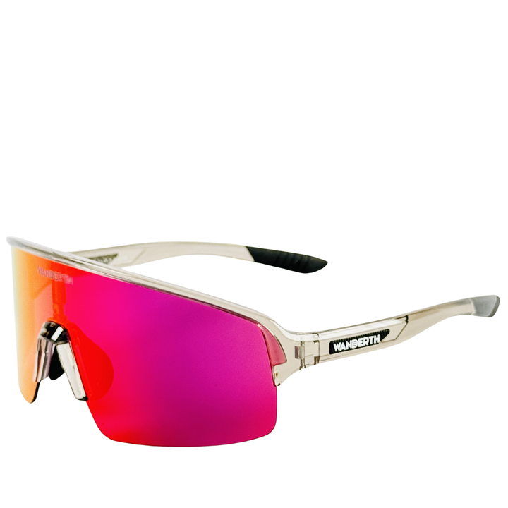 Wanderth Lentes Sprint Fusion Mirror Lente Rojo Armazón Gris