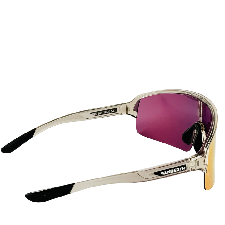 Wanderth Lentes Sprint Fusion Mirror Lente Rojo Armazón Gris