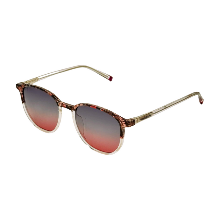 Wanderth Lentes De Sol Mistral Color Animal Print/transparente Lente Rosa Varilla Animal Print/transparente Armazón Gris Transparente Diseño Fashion