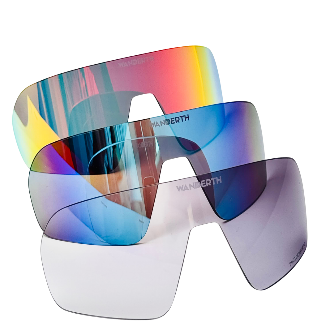 Lentes Deportivos Wanderth Strenght Para Ciclismo, Fotocromático Y Protección Uv Azul Gris