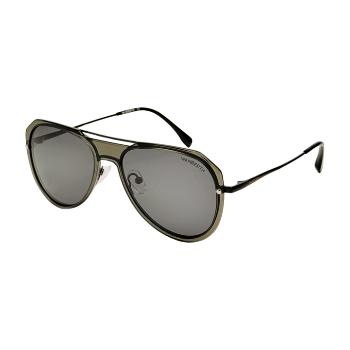 Wanderth Lentes De Sol Aero Color Negro Lente Negro Varilla Negro Armazón Negro Diseño Fashion