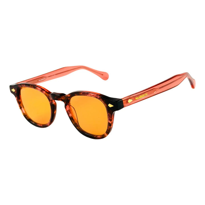 Wanderth Lentes De Sol Zafira Solido Animal Print Naranja Claro Rosa