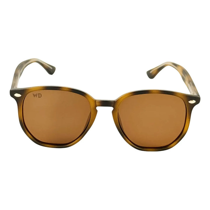 Wanderth Lentes De Sol Novair Color Animal Print Lente Marrón Varilla Animal Print Armazón Animal Print Diseño Fashion