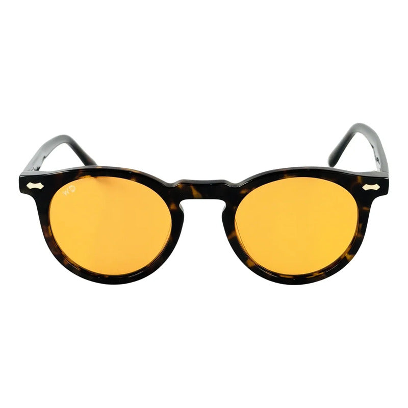 Wanderth Lentes De Sol  Soraya Solido Animal Print Naranja Claro